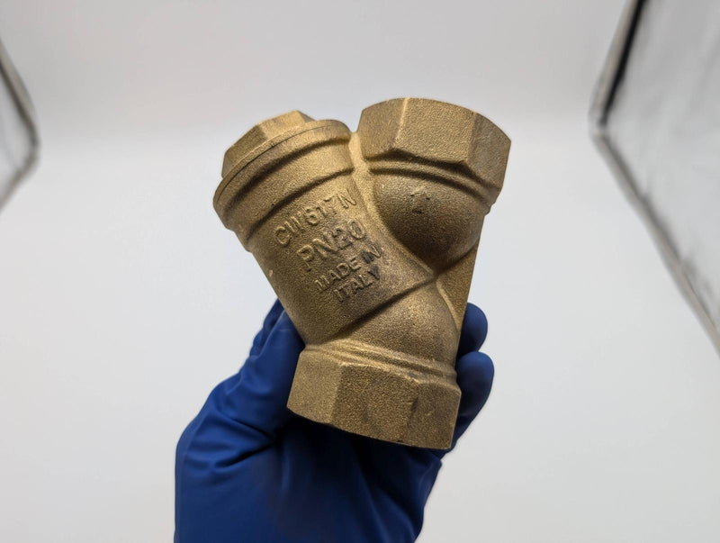 iTap 1-1/2" DN40 Y Strainer Inline PN20 NPT Female Thread CW617N Brass 290 PSI 2