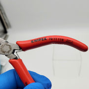 Knipex 4-1/4" Diagonal Cutter 70 11 110 Narrow Head Plastic Coated Handles 4
