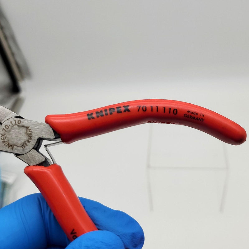 Knipex 4-1/4" Diagonal Cutter 70 11 110 Narrow Head Plastic Coated Handles 4