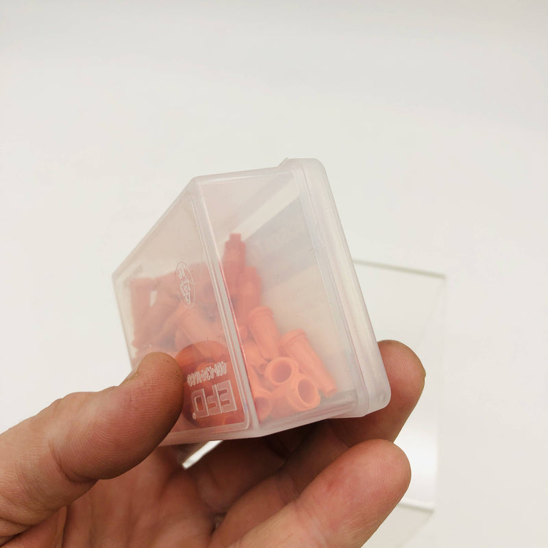 Nordson 7017976 Barrell Caps Twist-On Tip Ultra Series Orange 50/Box 7