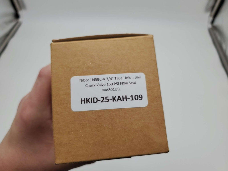 Nibco U45BC-V 3/4" True Union Ball Check Valve 150 PSI FKM Seal MA801U8 6