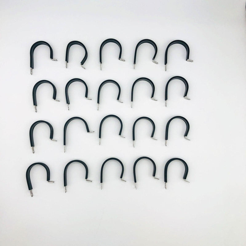 20x Umpco S325SSG24 Cable Clamp 1-1/2" Stainless Steel 1/2" Wide Partial EPDM 9