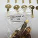 10x Ilco 1068E Key Blanks For S&G Safe Deposit Box 96G Nickel Silver NOS 4