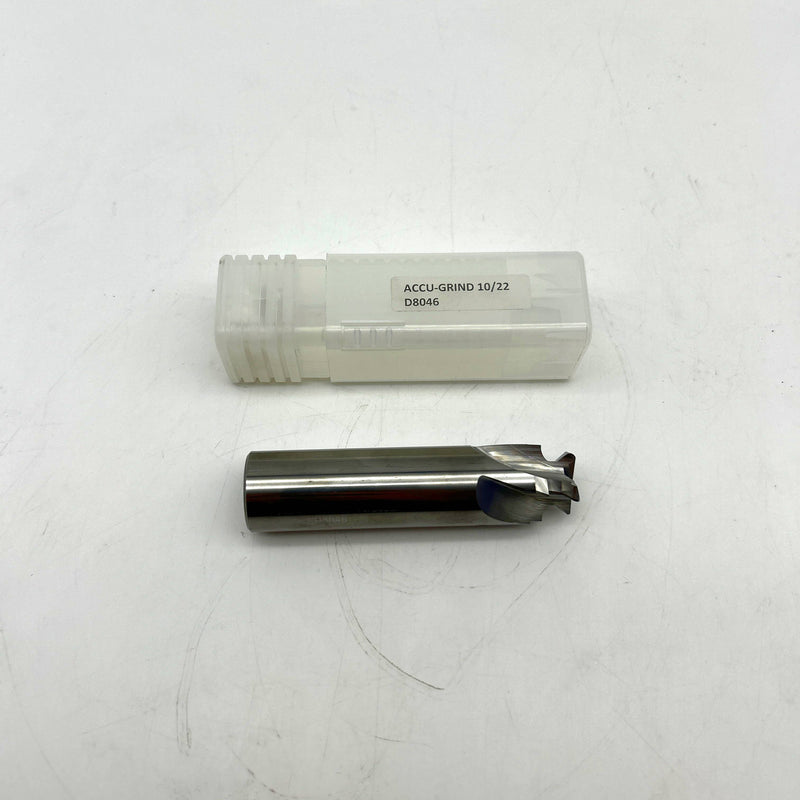 Accu-Grind D8046 3/4inch Form Cutter 1" Shank 4" OAL 4 Flutes Stage 8