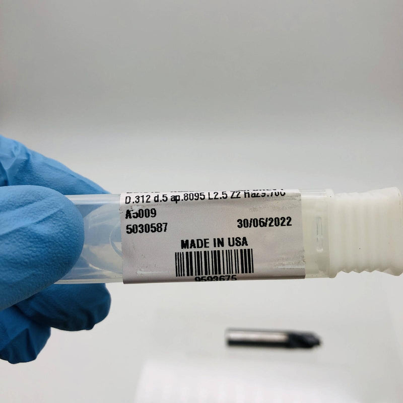 PCT 9593675 End Mill D2.312-A5009- 08725CFBREV1 D .312 D .5 Ap.8095 L2.5 Z2 Ha29 3