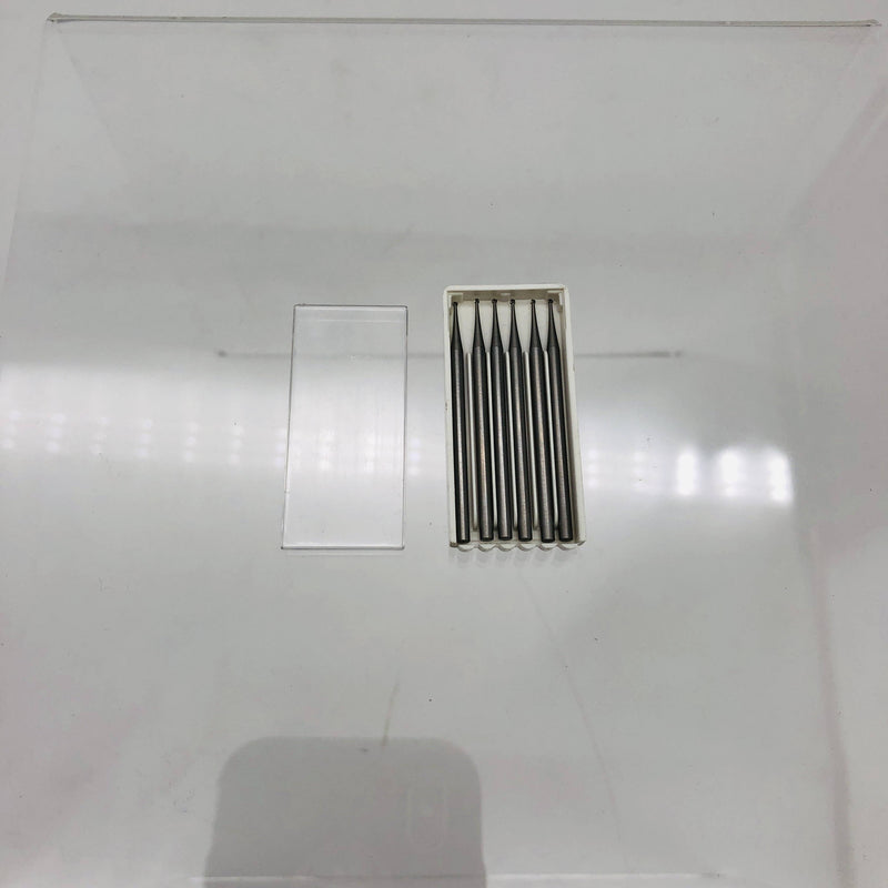 North American Rotary 51007 Steel Burs 3/32" Shank Round HL 1,0 HD 010 6pk 9