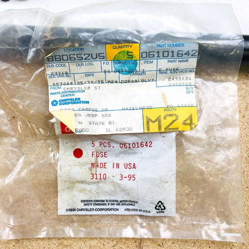 Mopar 06101642 Fuse 50 AMP Red OEM NOS Loose 2