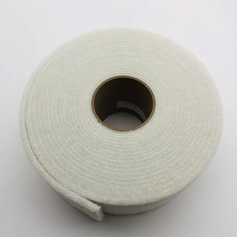 3M 00262 Scotch Brite Clean and Finish Roll 4in x 30ft Type T White 1 Roll 4