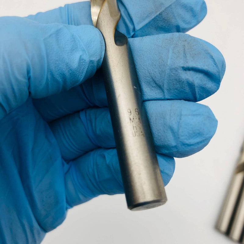 Cle-Line C62894 GP Jobber Drill Bit 1898 9.6MM HSS Right Hand Cut Pack of 5 4