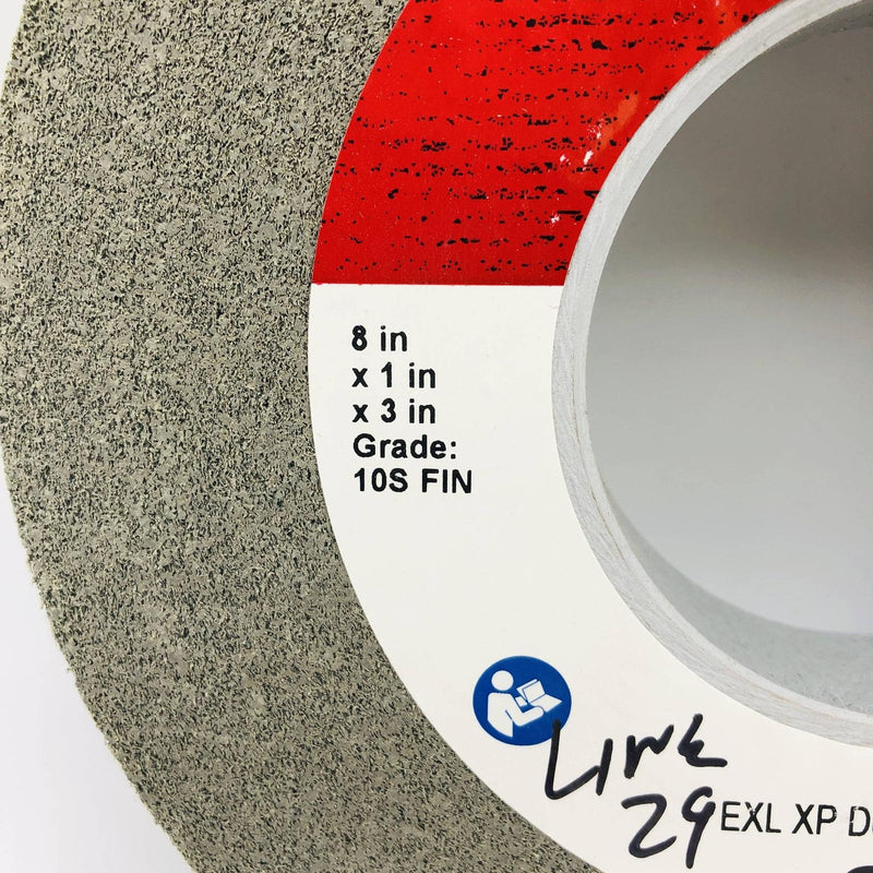 3M Scotch Brite 7000121102 Deburring Wheel 8x1x3 10S FIN EXL-XP 4500 RPM Max 1pc 2