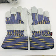 MCR Safety 1400 Split Leather Palm Work Gloves Size XL Safety Cuff 2.5"L 12 Pair 5