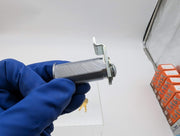 National C8106 Cam Lock 1-7/16" Len 3/4" Diam Dull Chrome Flush Mount Keyed Diff 3