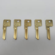 5x Yale EN11 Key Blanks GK Keyway Nickel Silver 6 Pin NOS 3