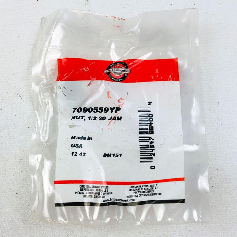 Briggs and Stratton 7090559YP Hex Nut 1/2-20 Jam OEM NOS USA Made Replace 703903 1