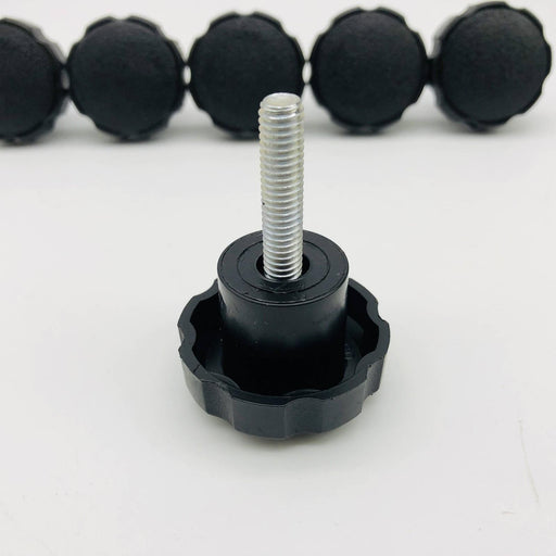 Davies 4210-X Eight Lobe Clamping Knob 5/16-18 Thr 1-3/4" Dia Thermoplastic 6pcs 2