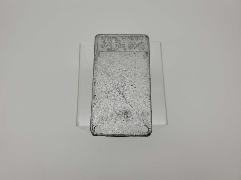 Crouse Hinds FS2 3/4" Conduit Device Box Single-Gang Shallow 15.6" CU 4