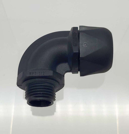 Murrplastik 83515852 1/2" Liquid Tight Conduit Connector Plastic 90 Degree 1
