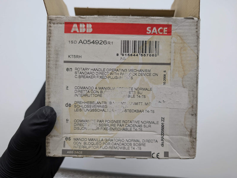 ABB KT5RH Direct Mount Rotary Handle ON/OFF for TMAX T4 / T5 1SDA054926R1