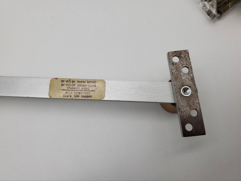 Rixson 5-533 Door Stop Overhead Concealed Satin Chrome Reversible Checkmate No 5 2