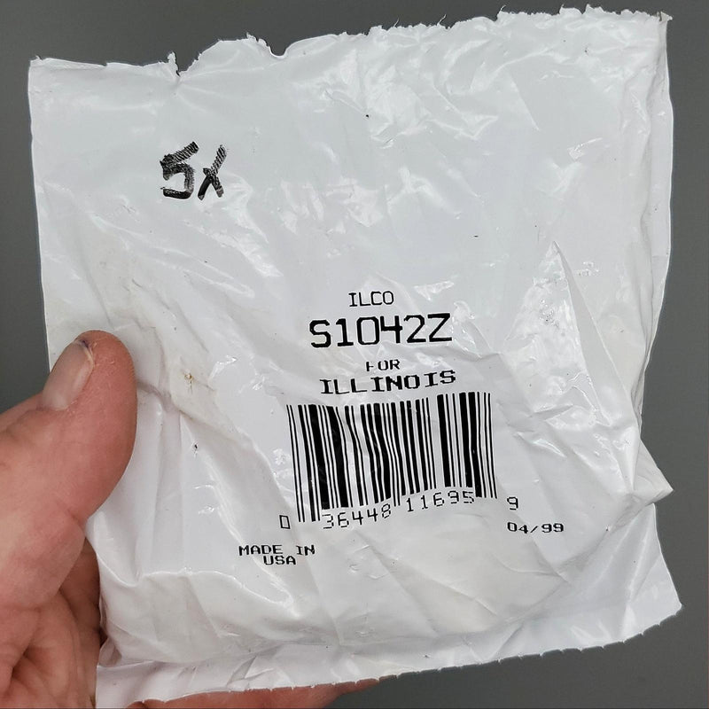 5x Ilco S1042Z Key Blanks Illinois 210 Equivalent Nickel Plated NOS 3