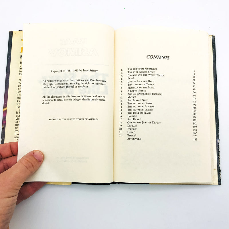 The Stars Like Dust Hardcover Isaac Asimov 1983 Galactic Empire Sci Fi Book Club 8