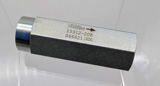 Vonberg 15312-208 High Pressure Check Valve Poppet Type 3/4-16" Thread 20 GPM 1
