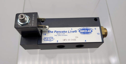 Fabco 14FS-4X-24VDC Solenoid Valve Electrically Actuated 4 Way 5/2 1/4" NPT 1