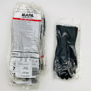 Mapa Technic NS-420 Work Gloves Sz Medium Neoprene Natural Rubber 30 MIL 12 Pair 1