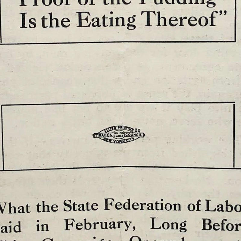 1912 Woodrow Wilson Pamphlet Labor Campaign for Prez Allied Printing Trades 20 7