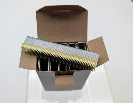 Acme T75 Staples 7/8" Leg Galvanized Resin Coated 5/8" Width 652132R Box of 1000 1