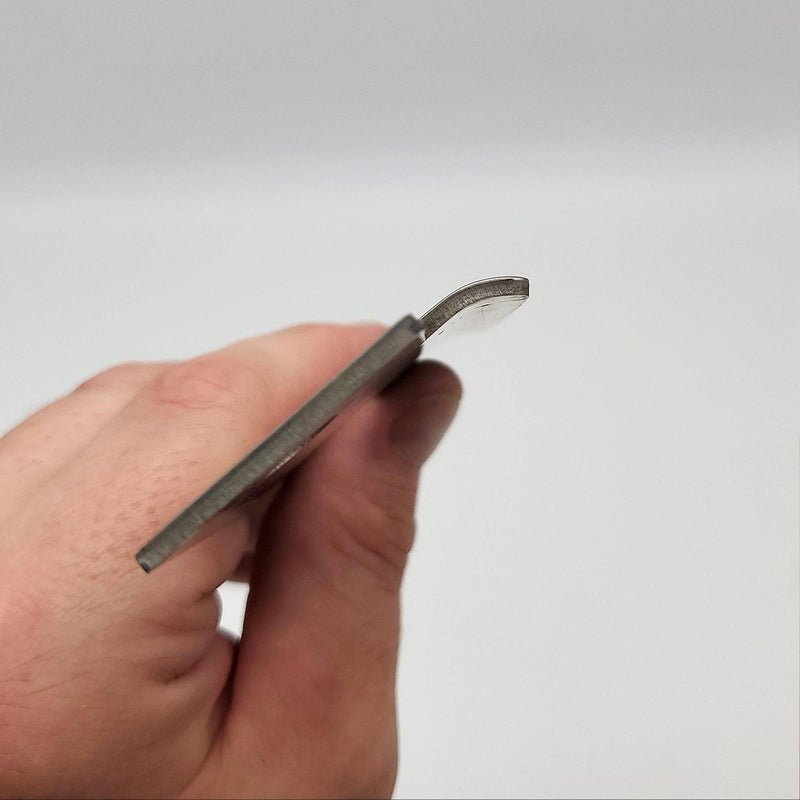 Schlage 10-025 Strike ANSI Satin Stainless Steel Square Corner 1-1/2" Lip 4