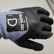 Mapa Krytech 582 Metal Work Gloves Size XL / 10 Oil & Water Resist ANSI 4 2 Pair 4