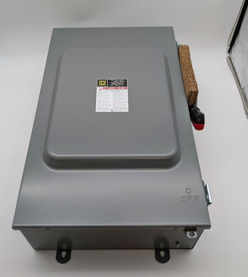 Square D H364NAWK Fusible Safety Switch 200A 600V 3P 150HP 16.5" x 11" x 8.8" 1