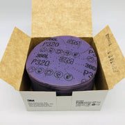 3M 01707 Clean Sanding Disc 5in x NH 360L Hookit P320 AO Multi Hole Dust 100pk 8