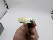 National C8053 Cam Lock Antique Brass 1-3/16" L 3/4" Dia Straight / Formed Cam 4