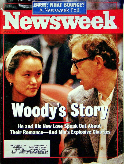 Newsweek Magazine August 31 1992 Woody Allen Mia Farrow Scandal Adopted Daughter 1