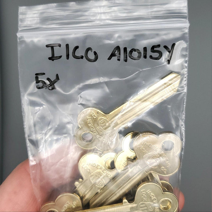 5x Ilco A1015Y Key Blanks fits some Lockwood Locks Y Keyway Nickel Silver 6 Pin 3