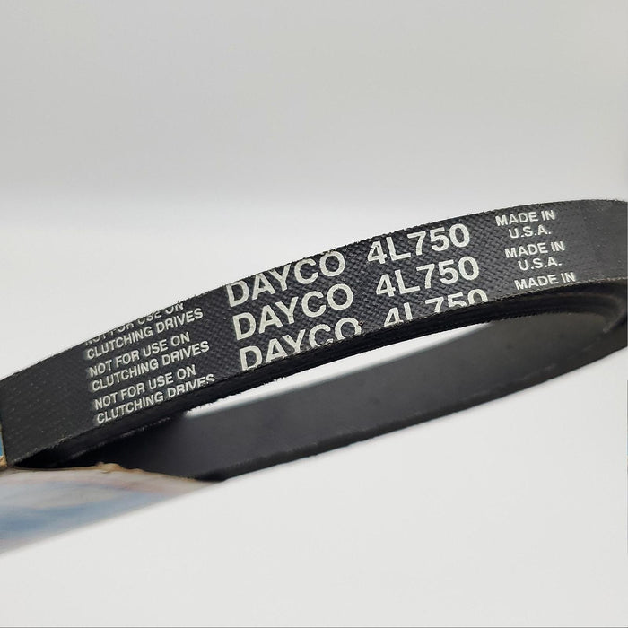 Dayco 4L750 Belt Durapower II 1/2" Width 75" Length 5/16" Thick 2