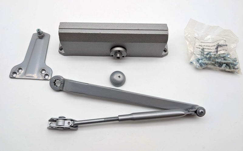 Yale 51 Door Closer Tri-Pack Non-Hold Open Aluminum Finish Size 1-6