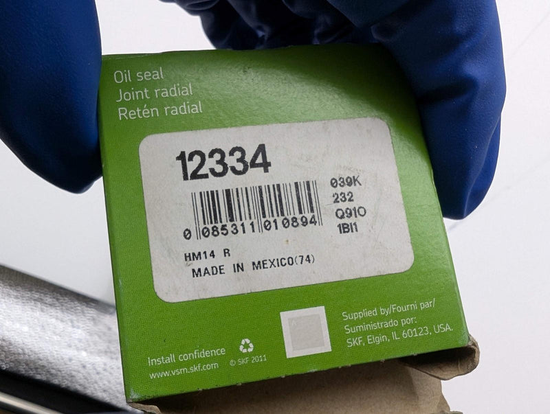 SKF 12334 Oil Seal 1.25" Shaft 1.686" OD 0.188" Width Nitrile Rubber Lip 3