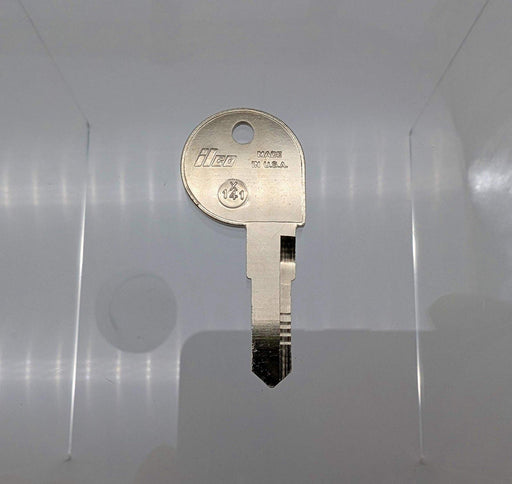 2x Ilco X141 Key Blanks Fits Some Harley Davidson Motorcycles Nickel Plated 1