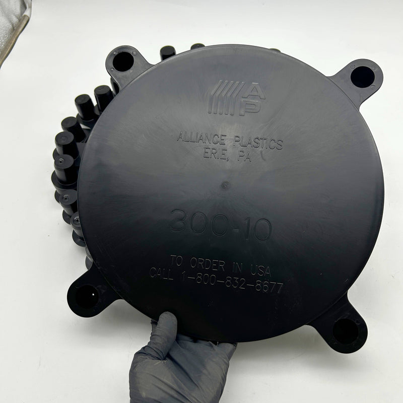 Essentra 30010A Flange Protector Studded Raised Face 10in Pipe Size Black 10pk