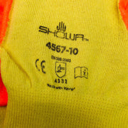 Showa 4567 Cut Resistant Work Gloves 10/XL Nitrile Palm Coating A3 12 Pairs 2