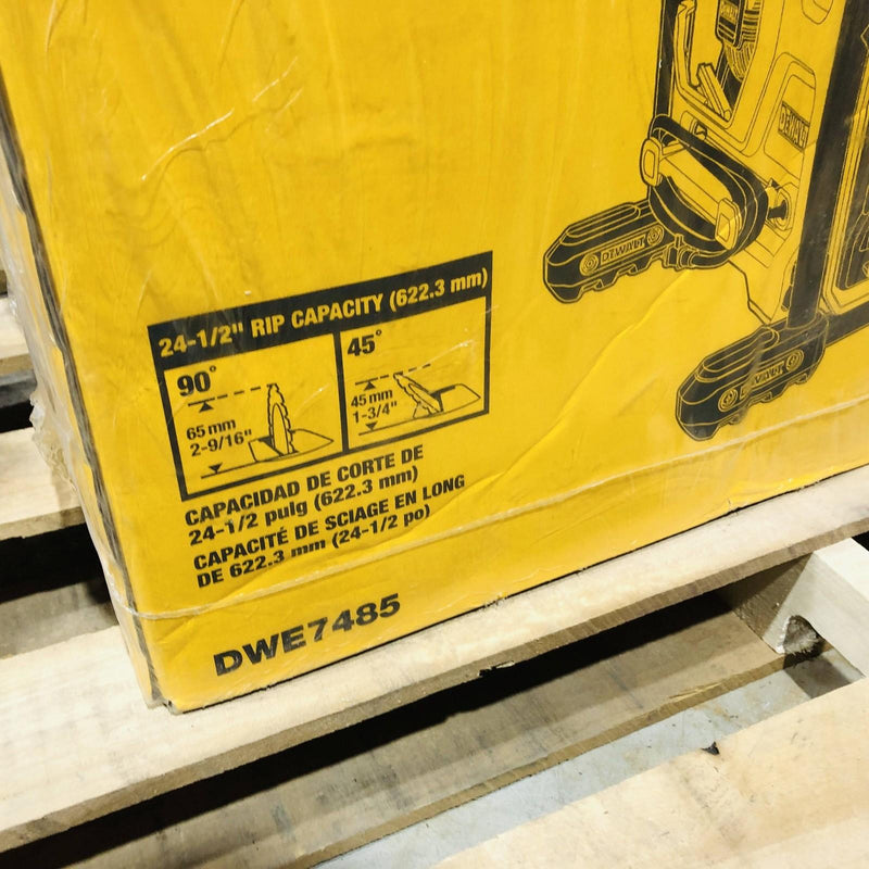 Dewalt DWE7485 Table Saw Jobsite Construction No Stand 2