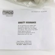 Magid TB525E Work Gloves Sz Medium Grain Leather Palm Wing Thumb PE Cuff 12 Pair 2