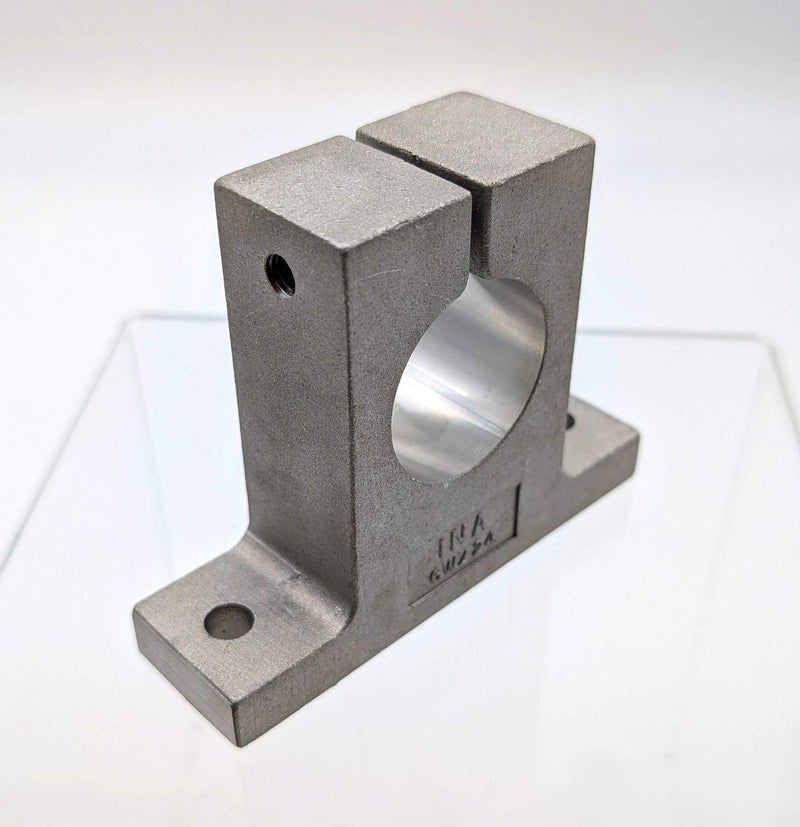 INA GWZ24 Round Shaft Support Block 1.5" Dia Shaft 4.375" L 3.437" W 1