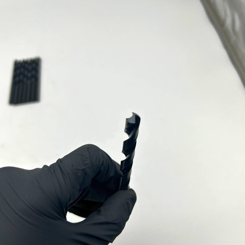 8pk Chicago-Latrobe 47324 Drill Bit 8.40mm List 150 HSS Black Oxide 2 Flutes 4XD 4