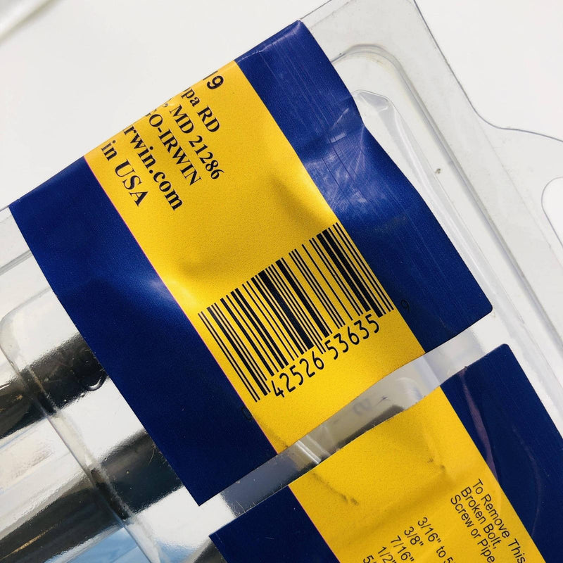 Irwin Hanson 53635 Straight Flute Screw Extractor Set Sizes ST-1 Through ST-5 3