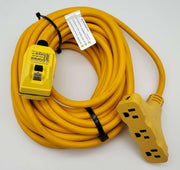50 ft Rainproof Extension Cord 3 Receptacle 12 Gauge 3 Conductor 15A 120V GFCI 1
