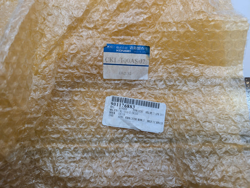 Kondoh CKL-100AS-J2-ER2LS2 2 Jaw Parallel Gripper 100mm Cylinder 20mm Rod